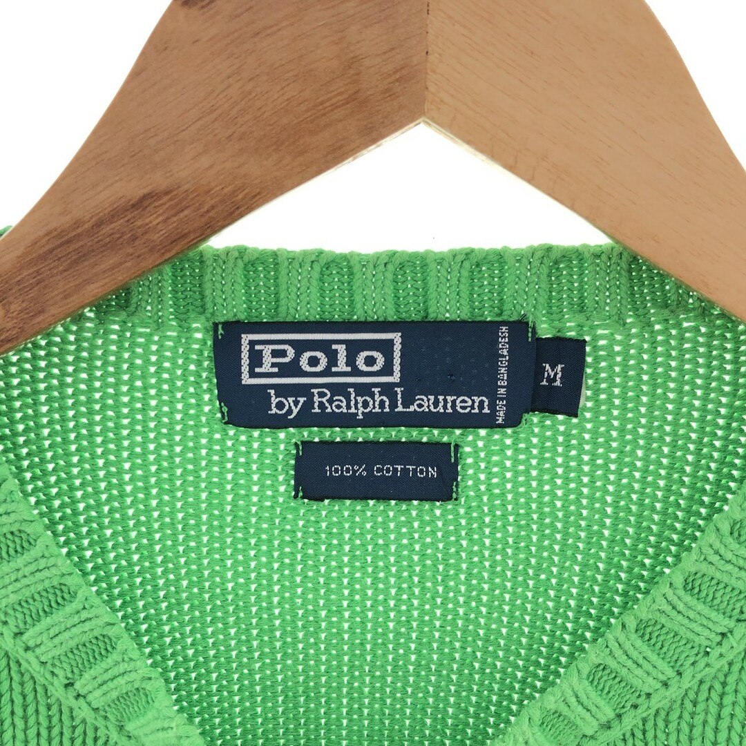 Ralph Lauren(ラルフローレン)の古着 ラルフローレン Ralph Lauren POLO by Ralph Lauren コットンニットセーター メンズM /eaa381531 メンズのトップス(ニット/セーター)の商品写真