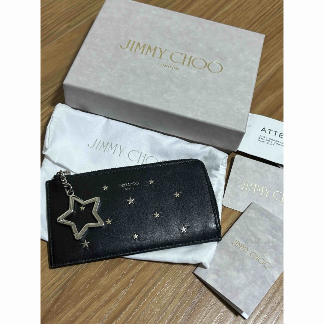 JIMMY CHOO(ジミーチュウ)の【新品未使用品】JIMMY CHOO フラグメントケース レディースのファッション小物(財布)の商品写真