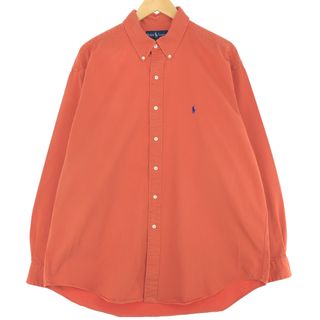 ラルフローレン(Ralph Lauren)の古着 ラルフローレン Ralph Lauren 長袖 ボタンダウンシャツ メンズXL /eaa431365(シャツ)