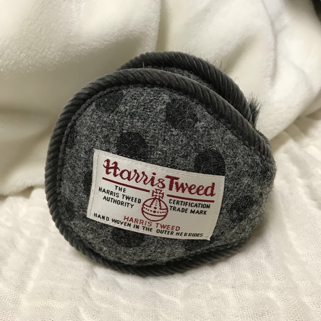 Harris Tweed(ハリスツイード)のハリスツイード Harris Tweed average  イヤーマフ ドット柄 レディースのファッション小物(イヤーマフ)の商品写真