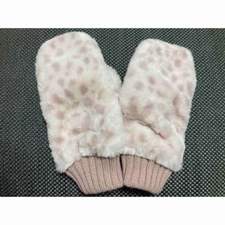 ✨お値下げ✨ピンクの豹柄手袋　ミトン型(手袋)