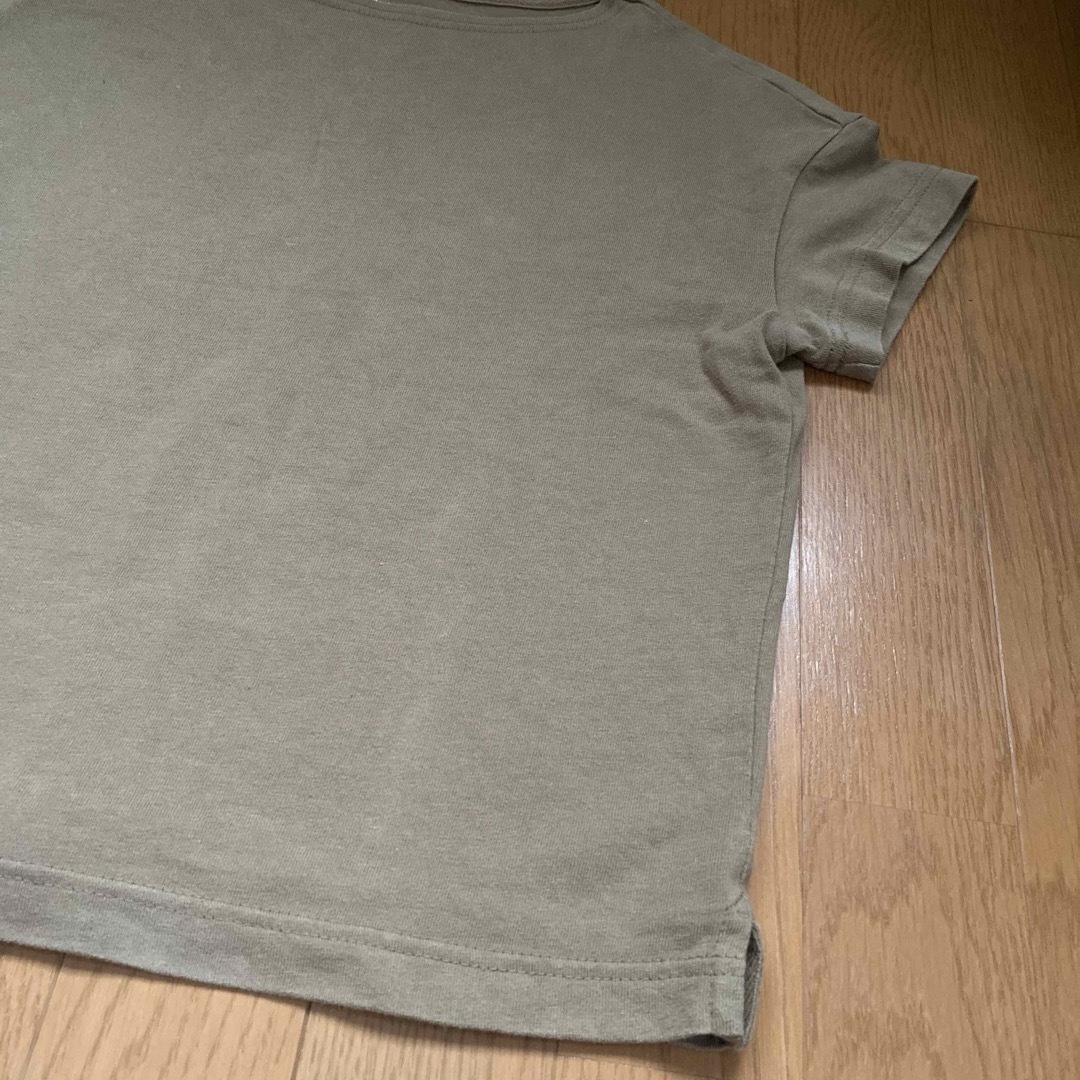 MUJI (無印良品)(ムジルシリョウヒン)の無印良品　ボートネックTシャツ　綿100% レディースのトップス(Tシャツ(半袖/袖なし))の商品写真