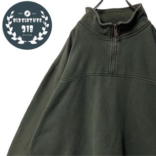 carhartt - 【CARHARTT】ハーフジップスウェット 肉厚 アースカラー 3XLサイズ