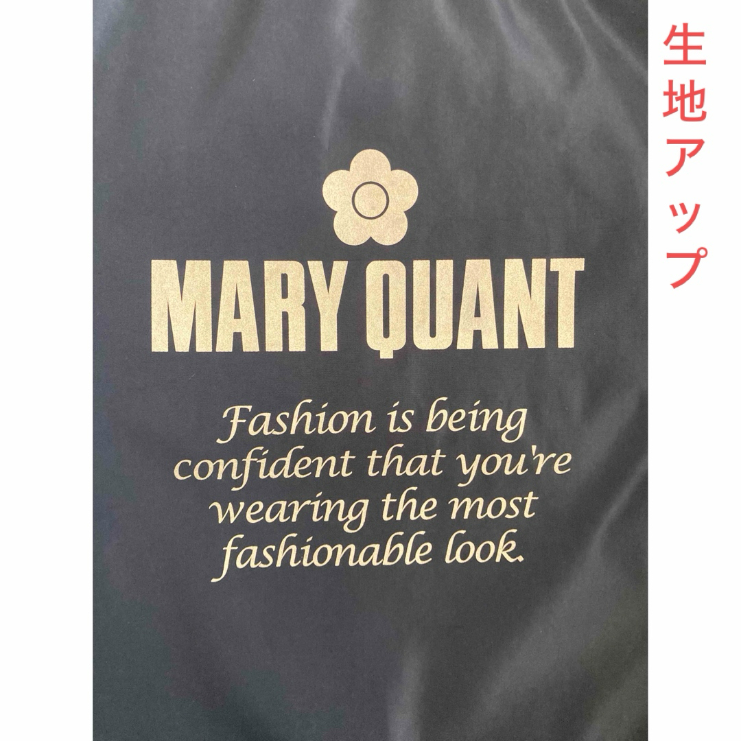 MARY QUANT(マリークワント)のMARY QUANT マリークワント ゴールドロゴプリントトート レディースのバッグ(トートバッグ)の商品写真