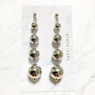 Ameri VINTAGE - シルバーボールピアス/イヤリング