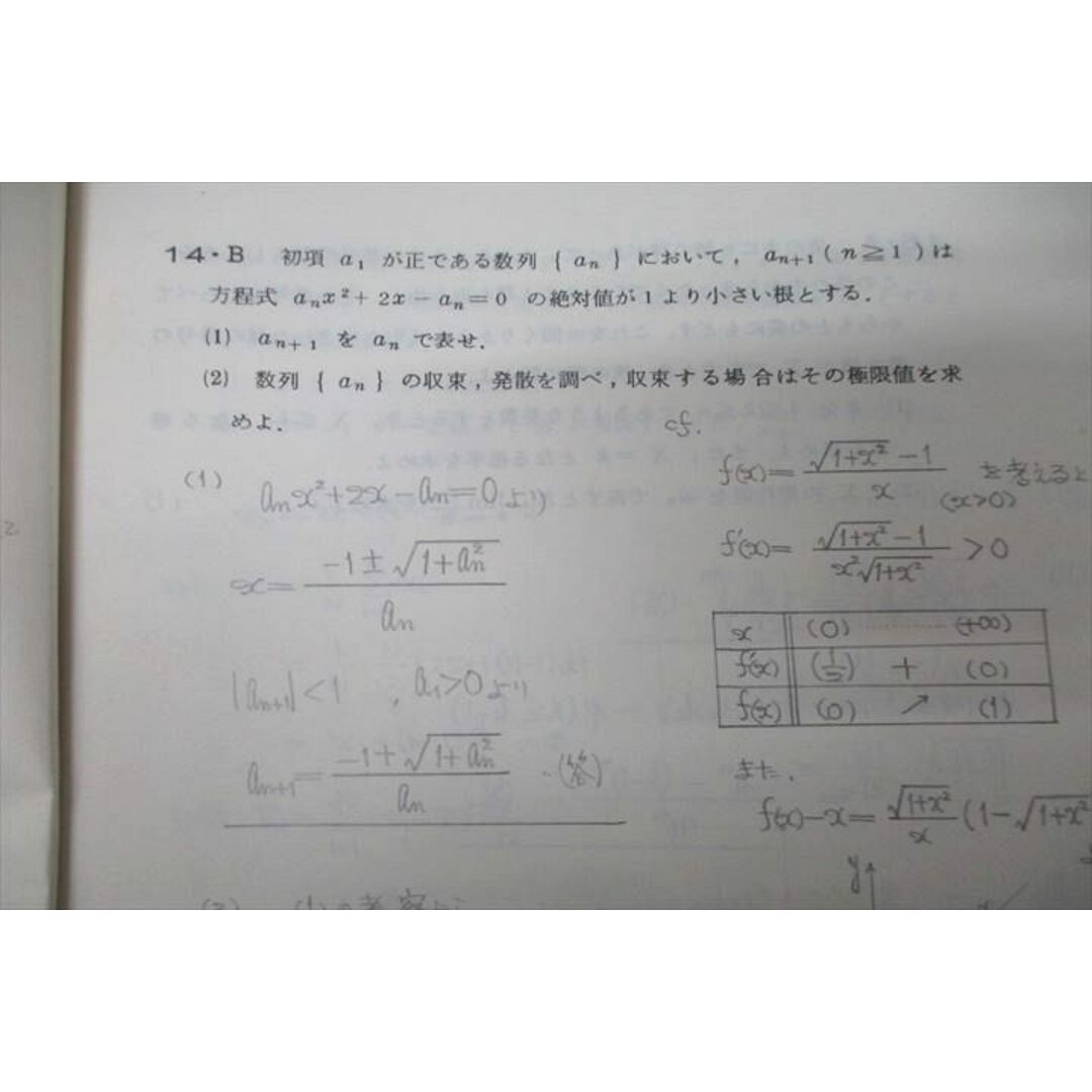 WE26-023 代々木ゼミナール 代ゼミ 東京大学 東大理系数学ゼミ テキスト 1978 冬期 山本矩一郎 02s0D エンタメ/ホビーの本(語学/参考書)の商品写真