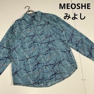 ミオシ(MEOSHE)のみよし　MEOSHE 総柄　シャツ　古着　ビッグサイズ(シャツ)