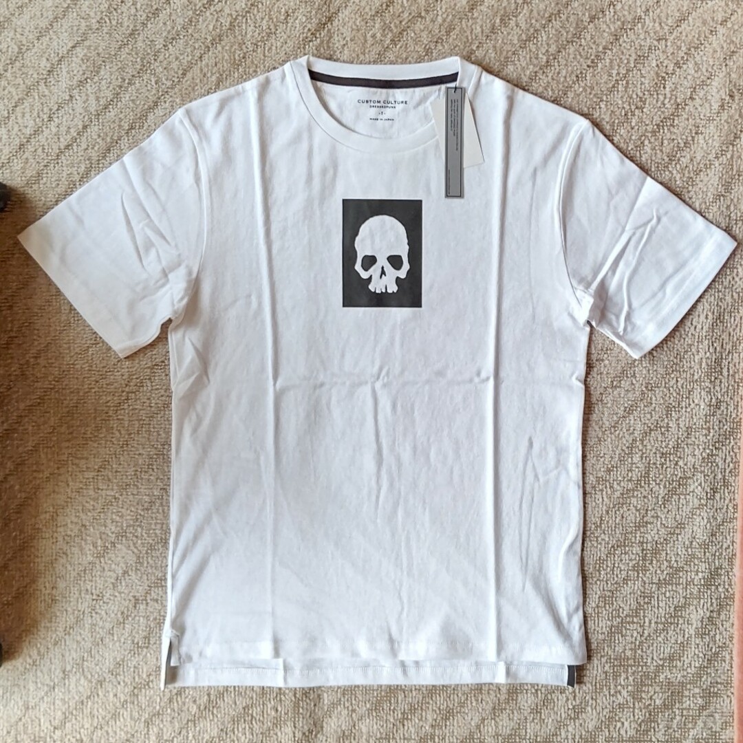 CUSTOM CULTURE(カスタムカルチャー)のCustom Culture  オーバーサイズスカルプリントTシャツ メンズのトップス(Tシャツ/カットソー(半袖/袖なし))の商品写真