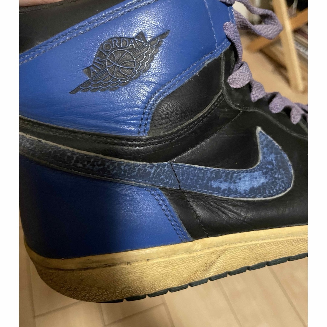 NIKE(ナイキ)のエアジョーダン1 黒青 メンズの靴/シューズ(スニーカー)の商品写真