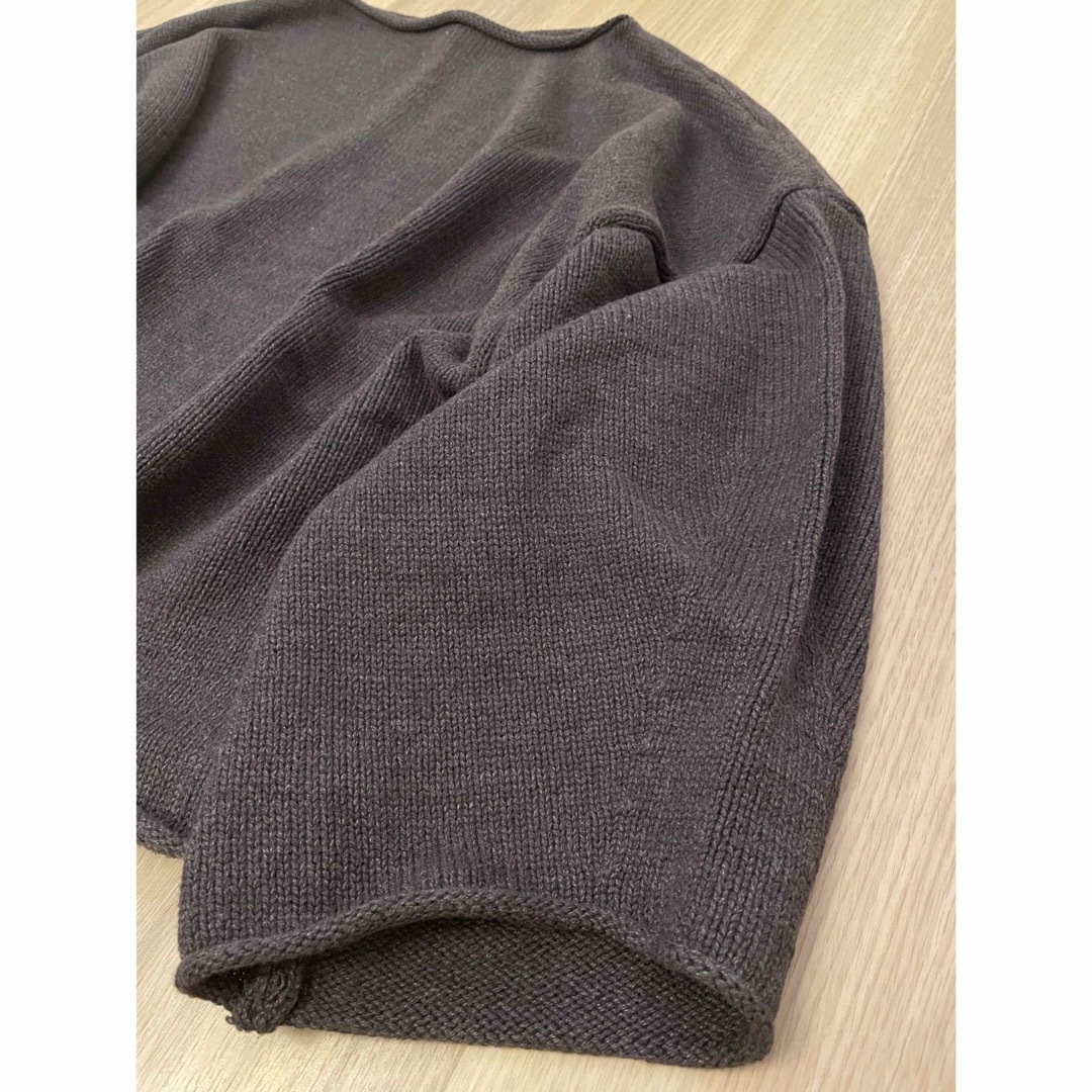 TODAYFUL(トゥデイフル)のTODAYFUL・Boatneck Over Knit・チャコールグレー レディースのトップス(ニット/セーター)の商品写真