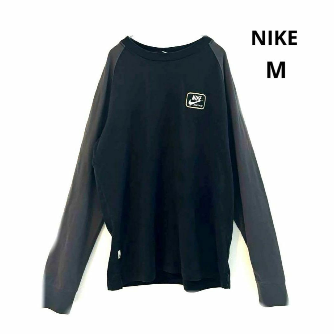 NIKE(ナイキ)のNIKE ナイキ　ロン T長袖シャツ古着　ワンポイントロゴ　M メンズのトップス(シャツ)の商品写真