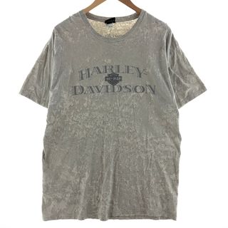 ハーレーダビッドソン(Harley Davidson)の古着 00年代 ハーレーダビッドソン Harley-Davidson モーターサイクル バイクTシャツ メンズXL /eaa382883(Tシャツ/カットソー(半袖/袖なし))