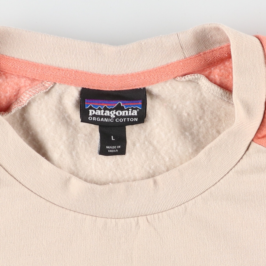 patagonia(パタゴニア)の古着 パタゴニア Patagonia ORGANIC COTTON オーガニックコットン  ライトウェイトクルースウェットシャツ 39550SP20 ロングTシャツ ロンT メンズL /eaa427901 メンズのトップス(Tシャツ/カットソー(半袖/袖なし))の商品写真