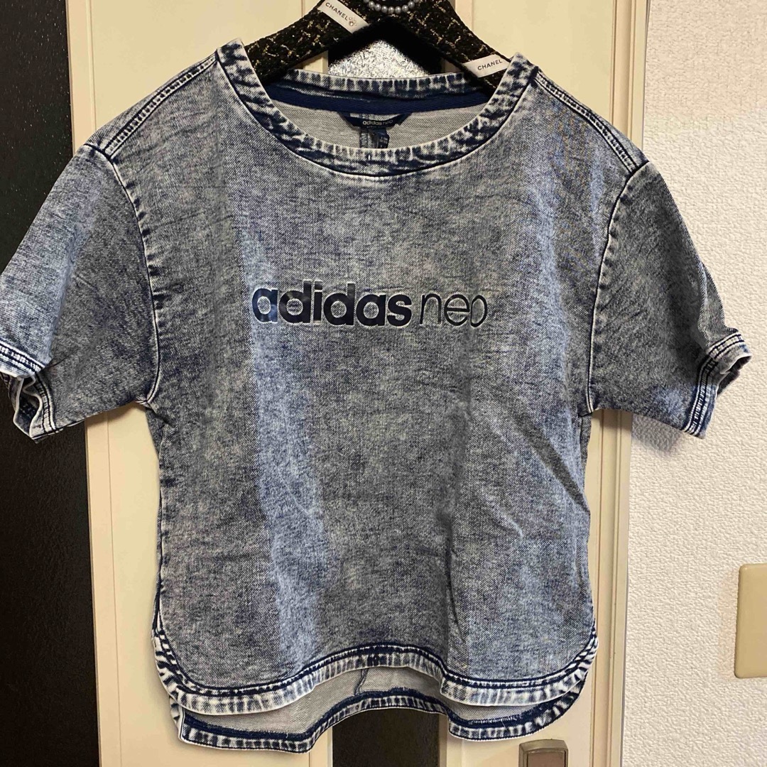 adidas(アディダス)のアディダス　デニム　半袖　トップス メンズのトップス(Tシャツ/カットソー(半袖/袖なし))の商品写真