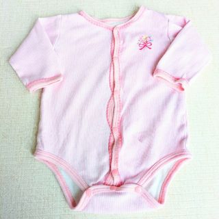 マザウェイズ(motherways)のベビー　肌着　下着　マザウェイズ　赤ちゃん　新生児　長袖　ロンパース　60(肌着/下着)