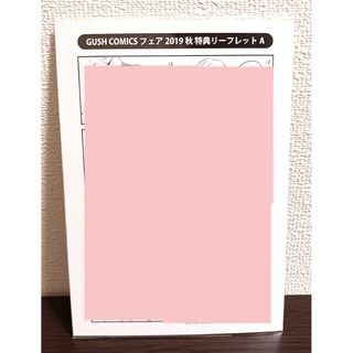 GUSH COMICS フェア 2019 特典 リーフレット(小冊子) A(ボーイズラブ(BL))