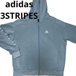 アディダス(adidas)のadidas THREE STRIPES フルジップアップパーカー(パーカー)