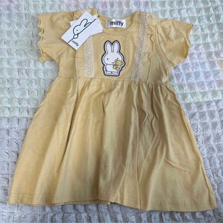 ミッフィー(miffy)のミッフィー 女の子 ワンピース トップス ベビー 新品 未使用 80cm(ワンピース)