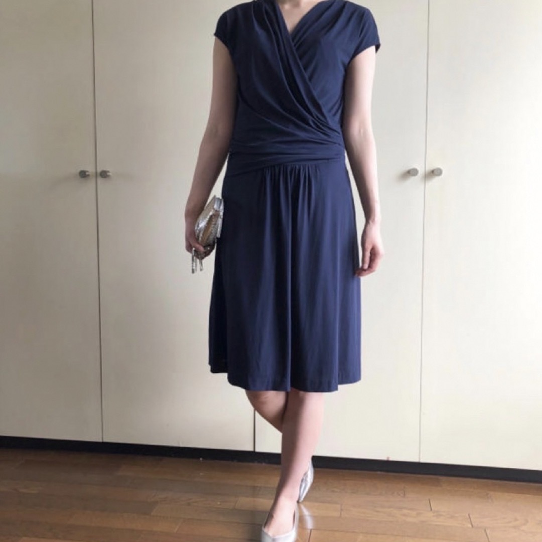 ICB(アイシービー)のICB アイシービー ジャージーワンピース ドレス レディースのフォーマル/ドレス(ミディアムドレス)の商品写真