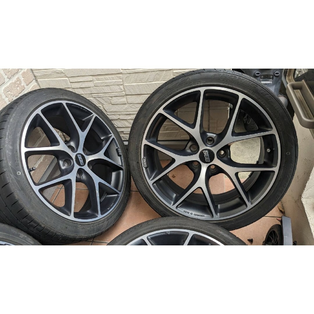 BBS(ビービーエス)のBBS ホイール SR016 18インチ 自動車/バイクの自動車(タイヤ・ホイールセット)の商品写真