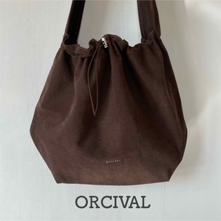 オーシバル(ORCIVAL)のORCIVAL オーシバル コットン ショルダーバッグ ギャザーバッグ 肩掛け(ショルダーバッグ)