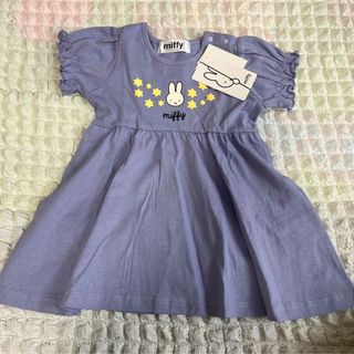 ミッフィー(miffy)のミッフィー 女の子 ワンピース トップス ベビー 新品 未使用 80cm(ワンピース)