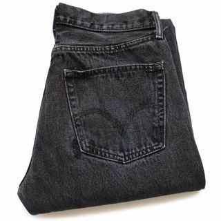 リーバイス(Levi's)のLevi'sリーバイス ブラック デニムパンツ w33★SDP2523 ジーンズ ストレート 色落ち 505(デニム/ジーンズ)