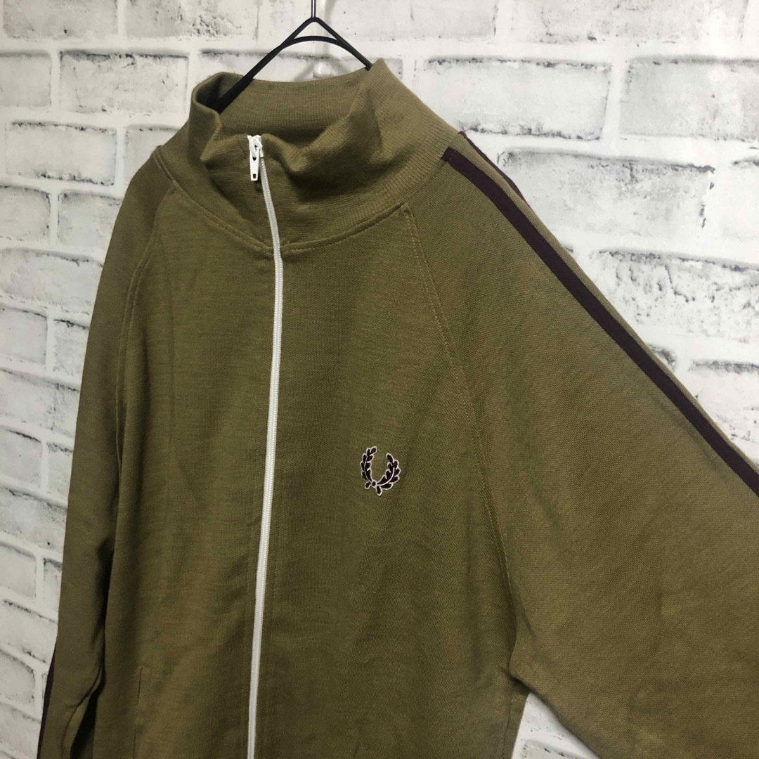 FRED PERRY(フレッドペリー)の希少デッドストックXL⭐️90s Fred Perryブラウントラックジャケット メンズのトップス(ジャージ)の商品写真