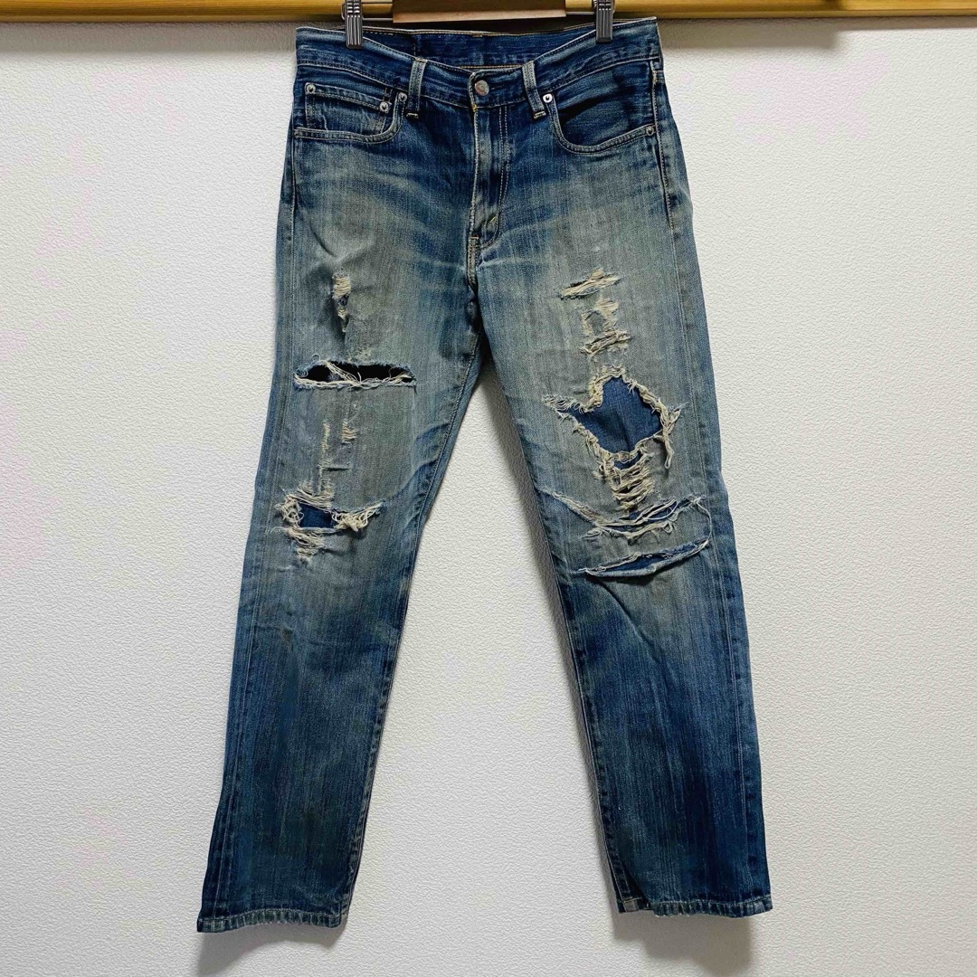 Levi's(リーバイス)の90年代ビンテージ　Levi's505 ボタン裏V23 クラッシュデニムパンツ メンズのパンツ(デニム/ジーンズ)の商品写真