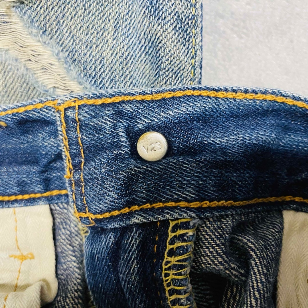 Levi's(リーバイス)の90年代ビンテージ　Levi's505 ボタン裏V23 クラッシュデニムパンツ メンズのパンツ(デニム/ジーンズ)の商品写真