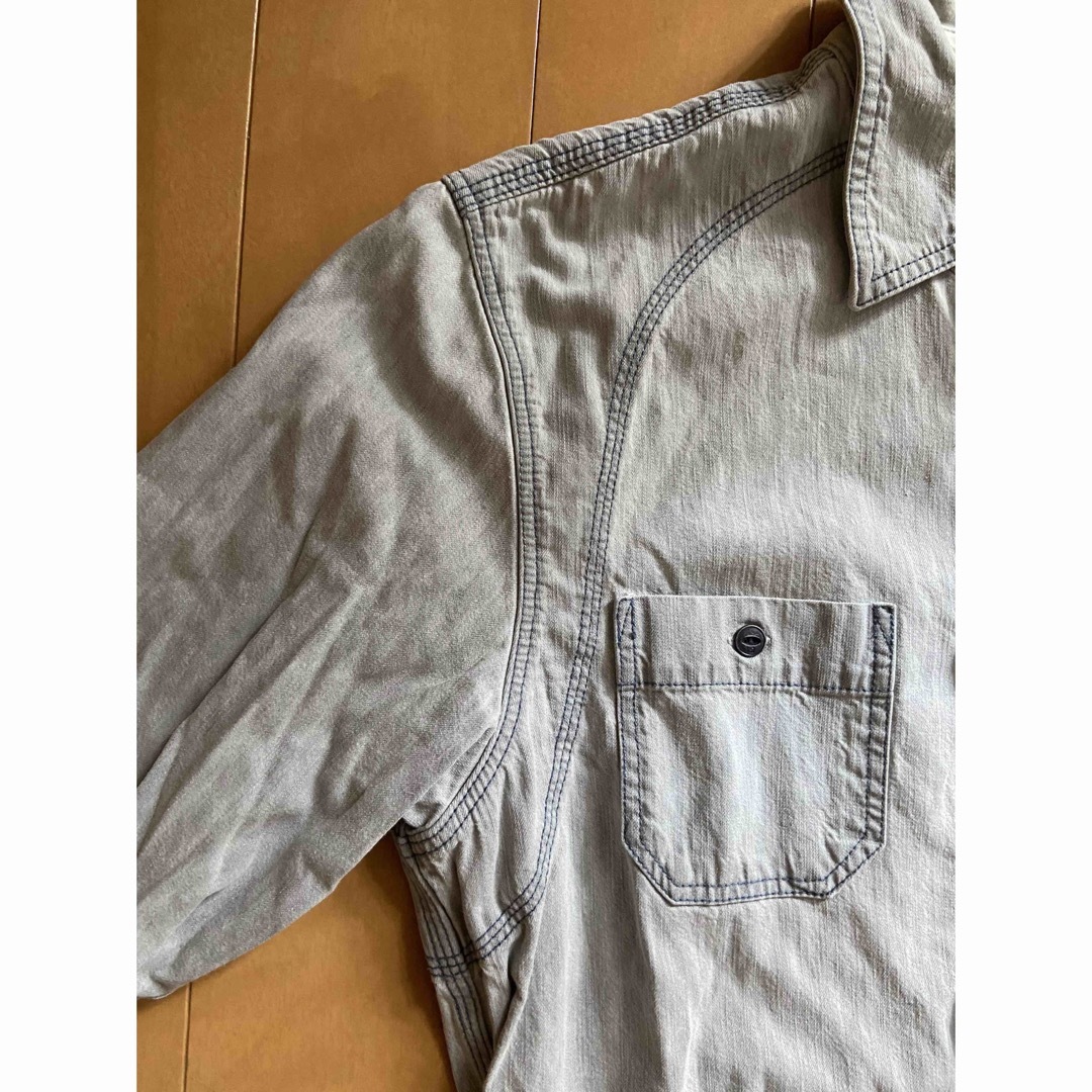 SCOTCH & SODA(スコッチアンドソーダ)のSCOTCH&SODA スコッチ&ソーダ 長袖 デニムシャツ ワークシャツ S メンズのトップス(シャツ)の商品写真