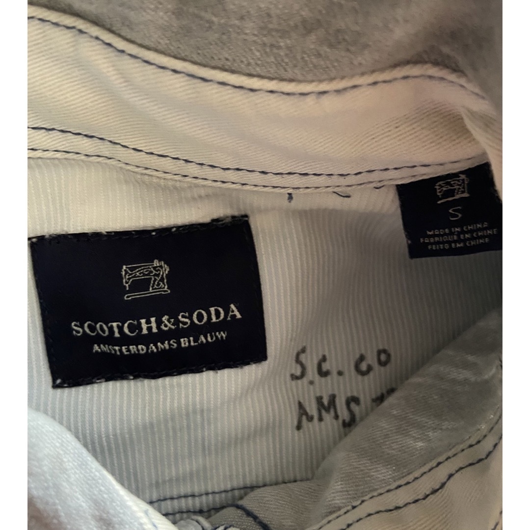 SCOTCH & SODA(スコッチアンドソーダ)のSCOTCH&SODA スコッチ&ソーダ 長袖 デニムシャツ ワークシャツ S メンズのトップス(シャツ)の商品写真