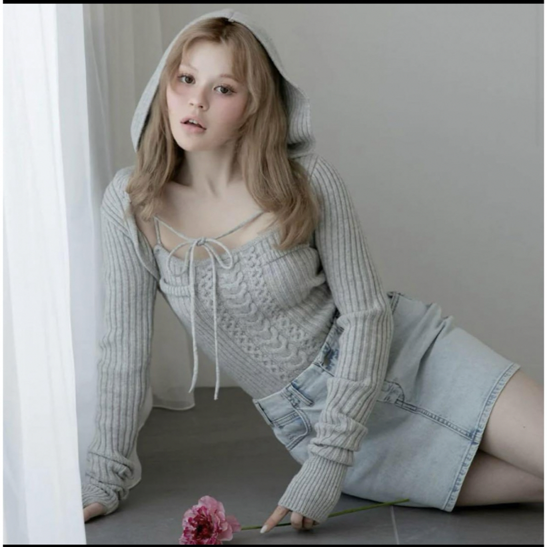 ANDMARY Hazel knit set  レディースのワンピース(ミニワンピース)の商品写真