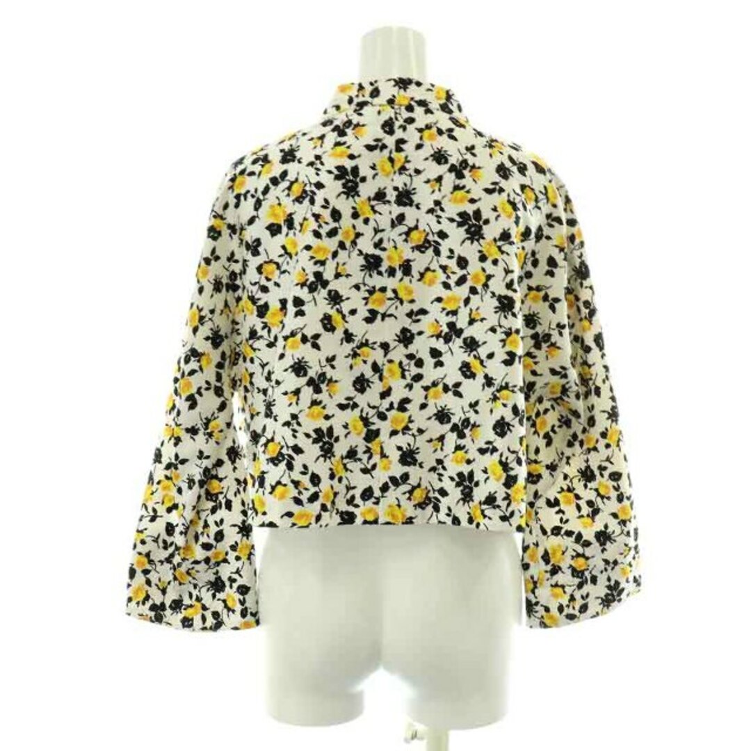 HANAE MORI(ハナエモリ)のハナエモリ セットアップ 上下 ジャケット スカート 9A3 M 白 黒 黄色 レディースのジャケット/アウター(その他)の商品写真