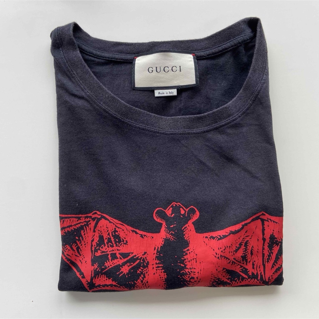 Gucci(グッチ)のグッチ　こうもり　プリントTシャツ　S メンズ　トップス　夏服　半袖　ブランド メンズのトップス(Tシャツ/カットソー(半袖/袖なし))の商品写真