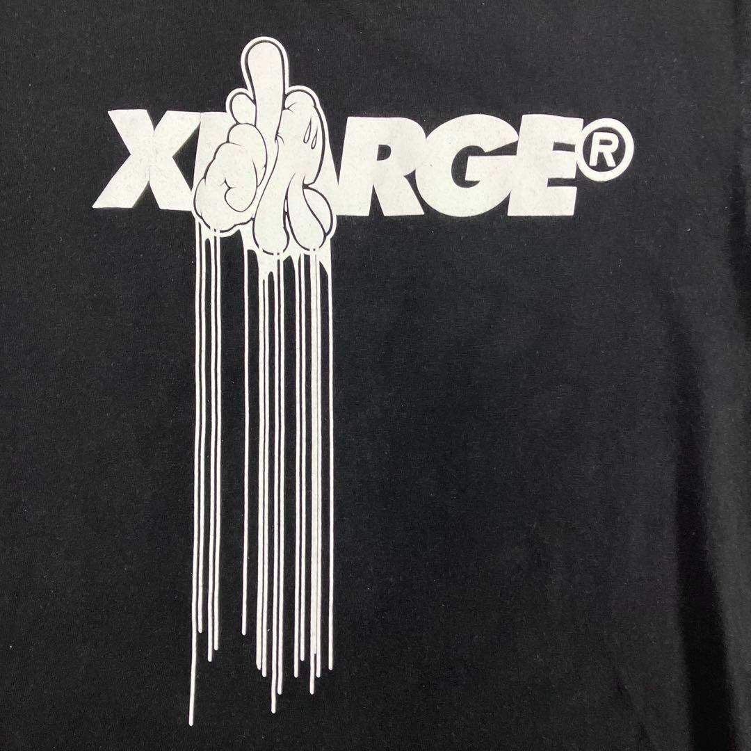 XLARGE(エクストララージ)のXLARGE DISSIZIT! Tシャツ　ブラック　古着　S USA メンズのトップス(Tシャツ/カットソー(半袖/袖なし))の商品写真