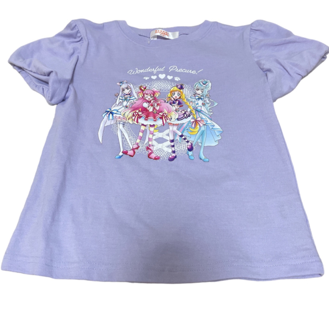 BANDAI(バンダイ)のバンダイ　プリキュア　半袖　Tシャツ　110 キッズ/ベビー/マタニティのキッズ服女の子用(90cm~)(Tシャツ/カットソー)の商品写真