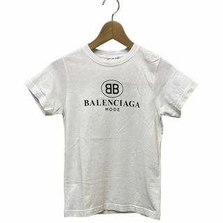 バレンシアガ(Balenciaga)のバレンシアガ BALENCIAGA BBロゴ 半袖 Tシャツ XS ホワイト(Tシャツ(半袖/袖なし))