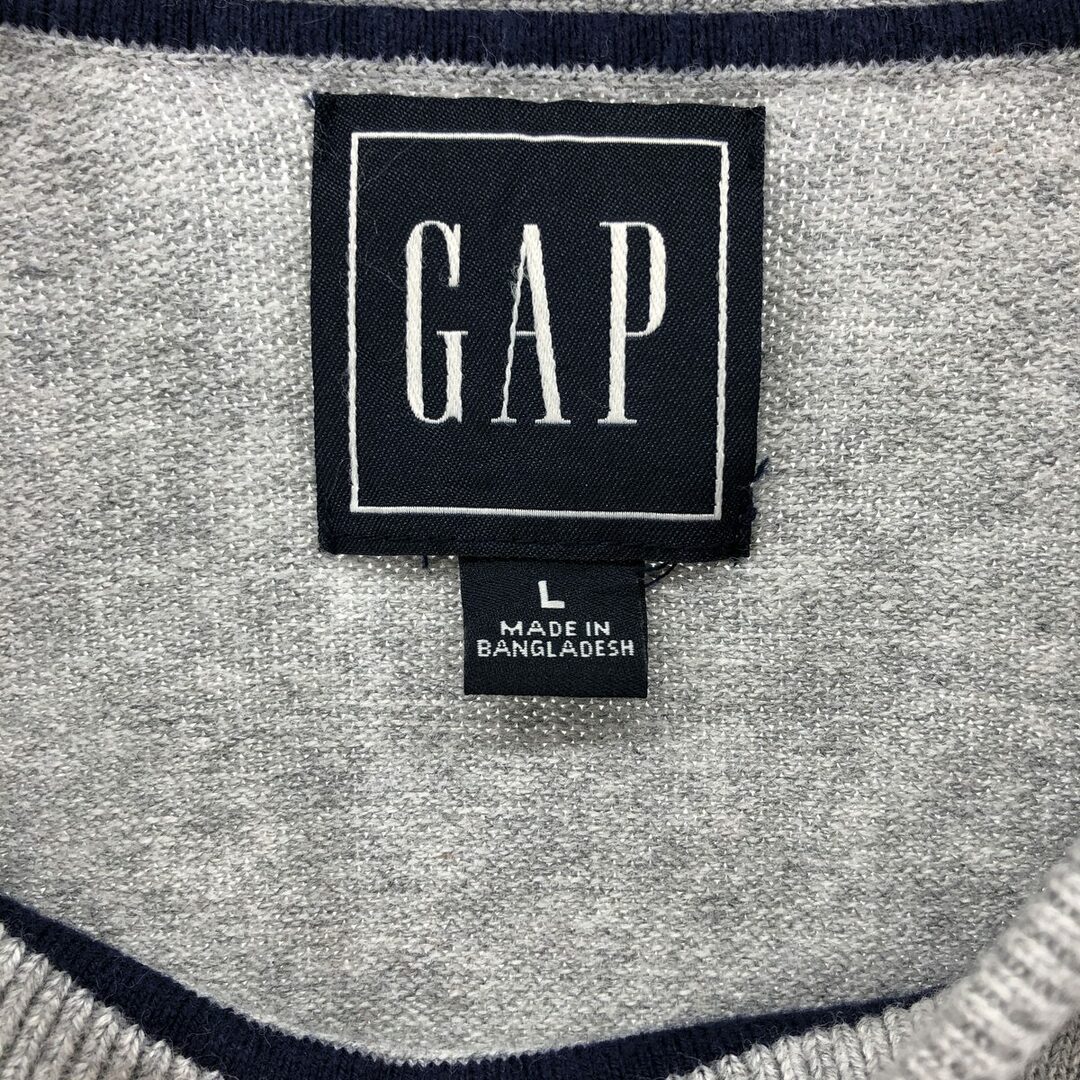 GAP(ギャップ)の古着 ギャップ GAP コットンニットセーター メンズL ヴィンテージ /eaa410872 メンズのトップス(ニット/セーター)の商品写真