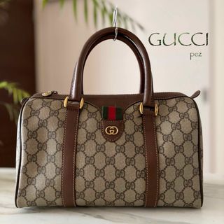 Gucci - 超美品 GUCCI オールドグッチ レザーボストンバッグ