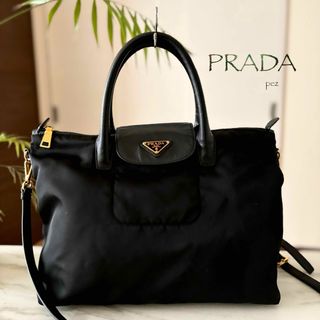 PRADA - 極美品 PRADA プラダ テスート 2way トートバッグ