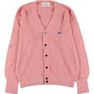 ラコステ(LACOSTE)の古着 60~70年代 ラコステ LACOSTE IZOD アクリルニットカーディガン メンズM ヴィンテージ /eaa427280(カーディガン)