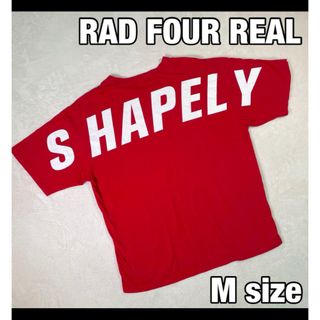 【RAD FOUR REAL】ビッグシルエットtシャツ  ビッグ　ロゴプリント(Tシャツ/カットソー(七分/長袖))