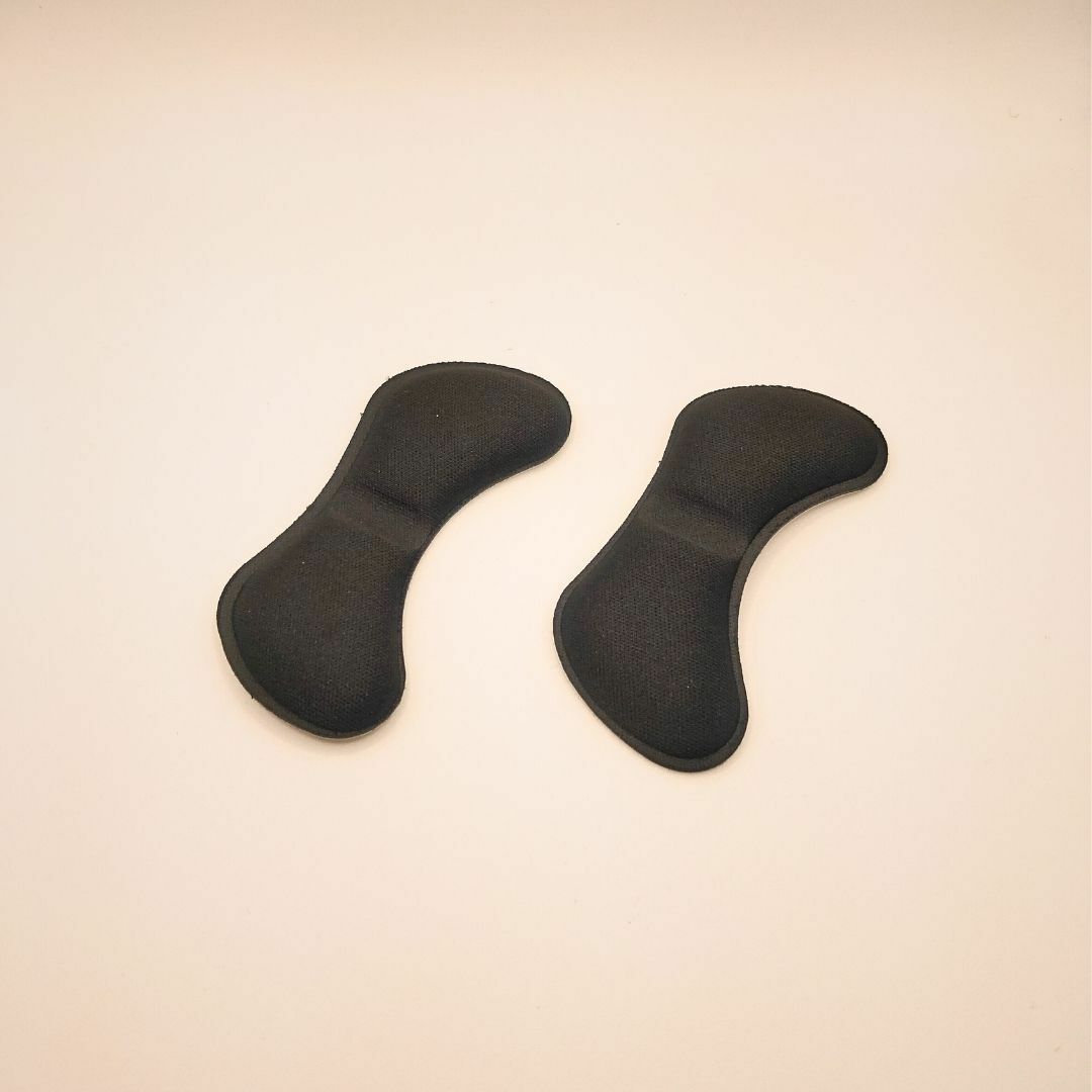かかとクッション 3足 セット 靴ずれ パッド ヒール パンプス 黒 ブラック レディースの靴/シューズ(ハイヒール/パンプス)の商品写真