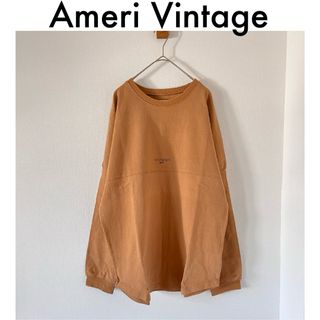 Ameri VINTAGE - 完売商品【AMERI】BACK PRINT BASEBALL TEE ロンT