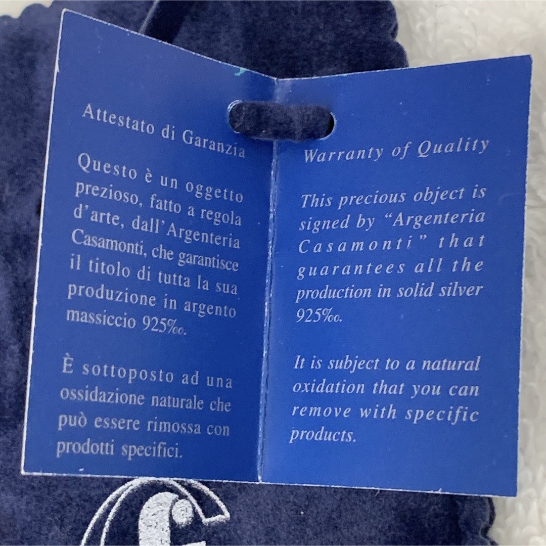 【新品】FULVIO CASAMONTI ARGENTIERIE 純銀製クリップ メンズのファッション小物(マネークリップ)の商品写真