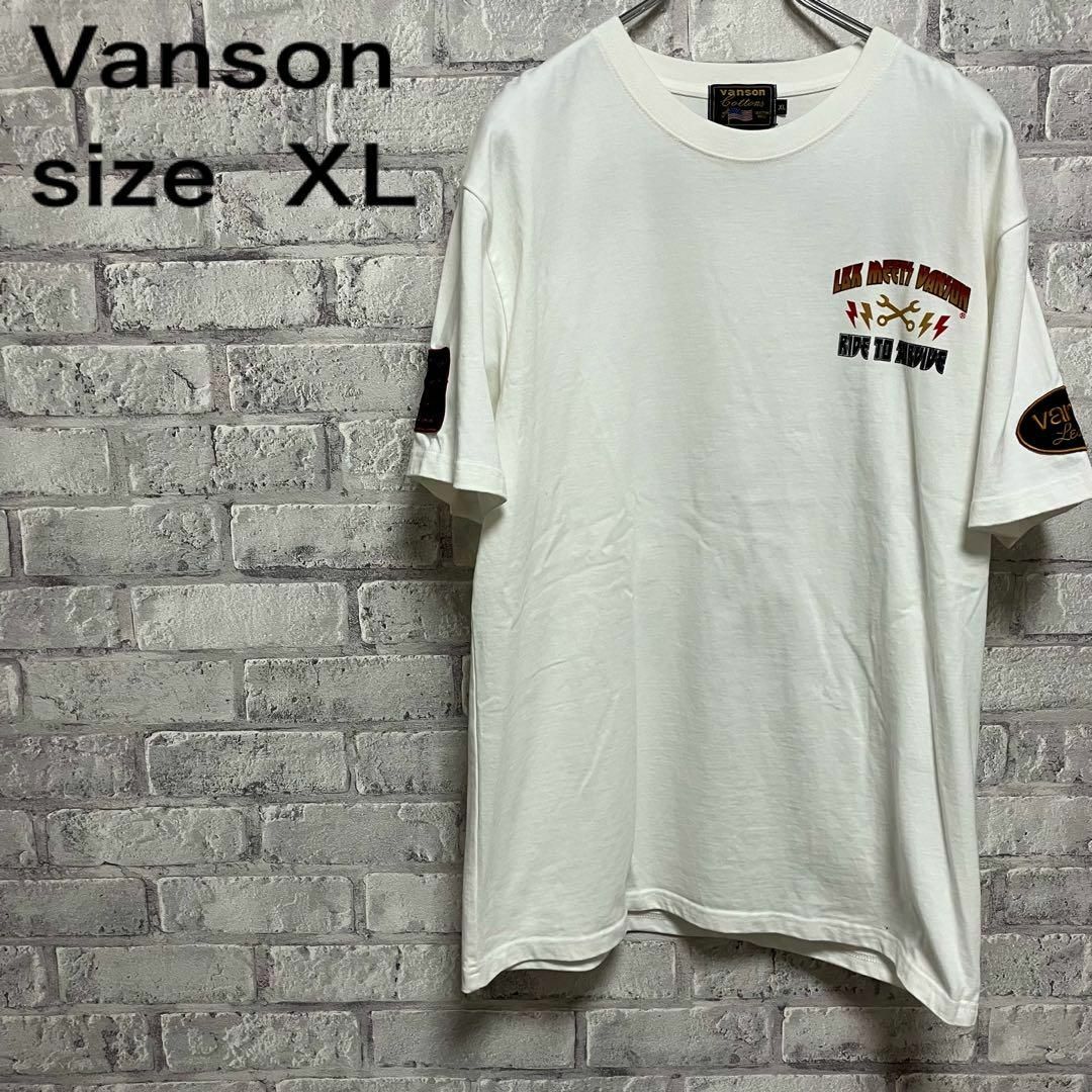 VANSON(バンソン)の【Vanson】バンソン Tシャツ お洒落 刺繍 カッコイイ メンズのトップス(Tシャツ/カットソー(半袖/袖なし))の商品写真