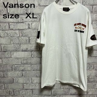 【Vanson】バンソン Tシャツ お洒落 刺繍 カッコイイ