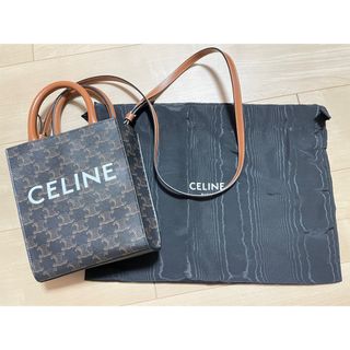 celine - セリーヌCELINE ミニ　バーティカルカバ　トリオンフキャンバス