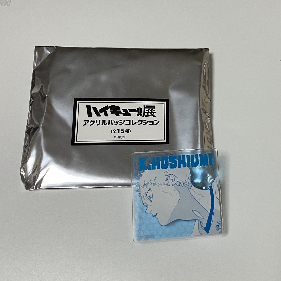 ハイキュー!!展 アクリルバッジコレクション 星海光来 エンタメ/ホビーのおもちゃ/ぬいぐるみ(キャラクターグッズ)の商品写真